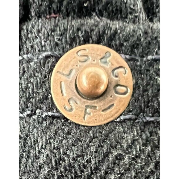 VTG 1994 Levis 550 Red Tab Black Made In USA Relaxed Fit Tapered Leg Mens 40x32 - Picture 8 of 12